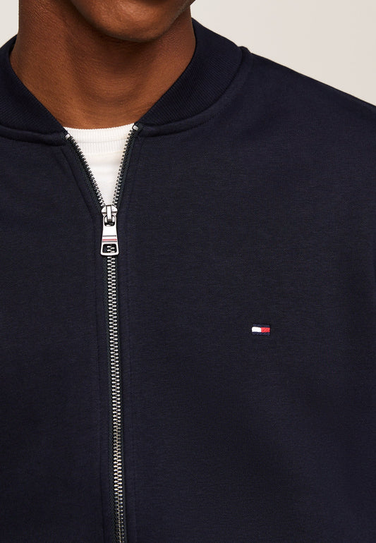Ivory Baseball Zip Jacket