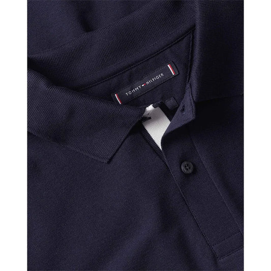 Navy Contrast Placket Polo